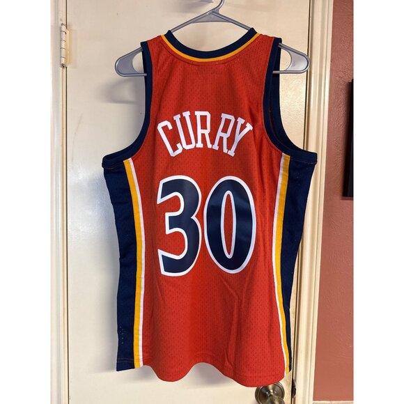 Stephen Curry Golden State Warriors 2009-10 Mitchell & Ness Hardwood Classics Sw - Picture 7 of 8